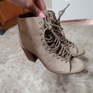 Lace up style heels